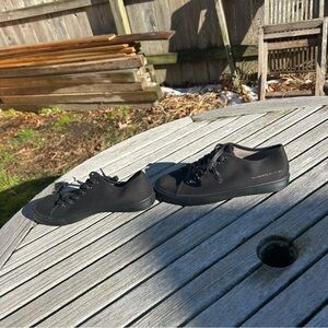 All Saints Theo Canvas black‎ Sneakers size 8 nwot men